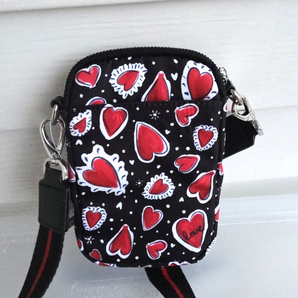 NWT Love Brighton Hearts and Flutter Utility Crossbody bag - Picture 10 of 15